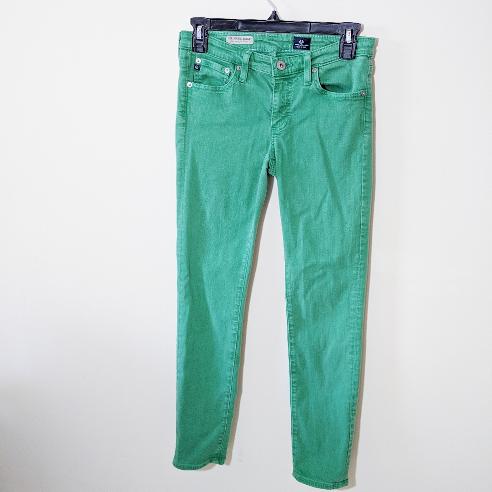 AG size 26R Green The Stevie Ankle jeans - Picture 5 of 7